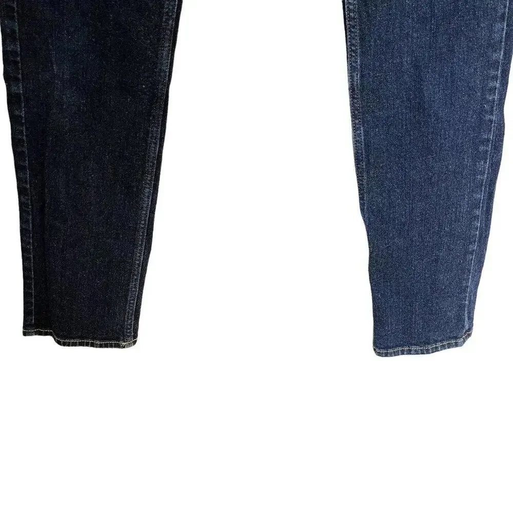 Abercrombie Kid's Mid Rise Dark Wash Soft Skinny Blue Denim Jeans Size 15‎ / 16